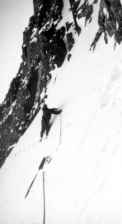 Stanislav 'Střílka' Sajdl, Malý Ladový Štít, 1971, foto: Zdeněk Konrád