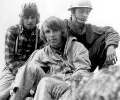 Stanislav Sajdl (vlevo), Lubomír Tymrák a Jan Rakouš (vpravo), 1971, foto: Zdeněk Konrád