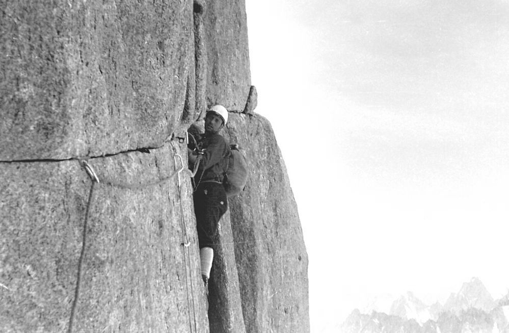 Milan Meier, Chamonix, Grand Capucin, 1967 (archiv M. Meiera)