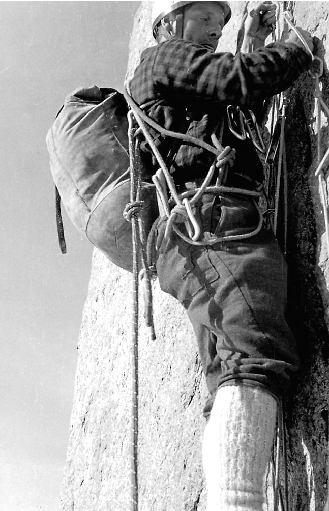 Vladimír Meier, Chamonix, Grand Capucin, 1967 (archiv M. Meiera)