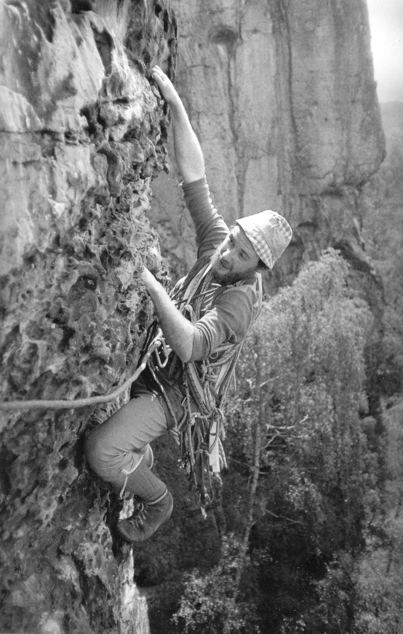 Zdeněk Strnad (Andělova stěna na Hlásku, Drábské světničky, 1983)