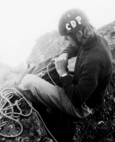 Petr Mládek jako člen skupiny CDP (Ctitelé dobrého piva), 1971, foto: Zdeněk Konrád