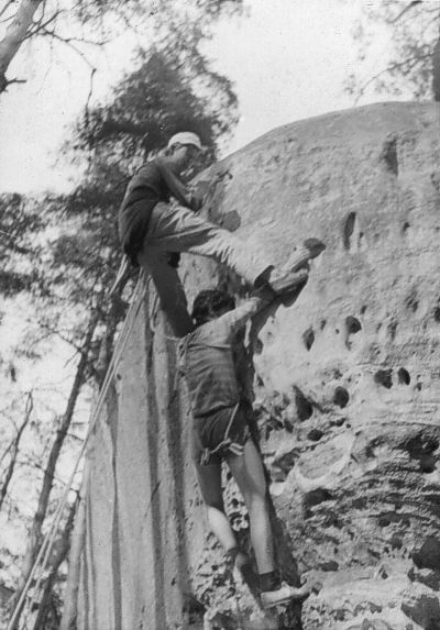 Petr Mládek, dole Zdeněk Konrád, 1971