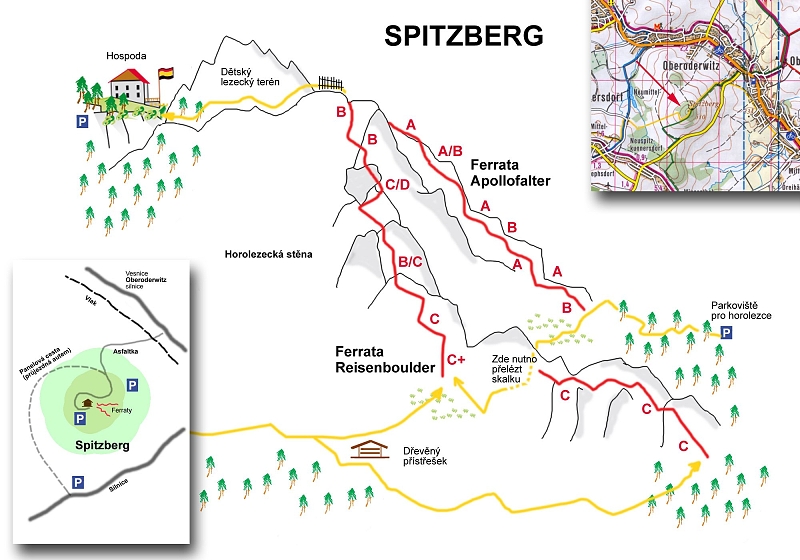 oblast: Žitava, sektor: Oderwitzer Spitzberg, skála: NORDPFEILER