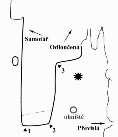 oblast: Javořická vrchovina, sektor: Štamberk a kamenné moře, skála: JOKERS